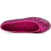 image:imageFEVERSOLE Womens Shiny Ballet Flat Glitter Hot Fuchsia Size 9 M US Bound with No Show Socks Women Low Cut Silky Thin Socks 3 Colors 9 Pairs