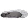 image:imageFEVERSOLE Womens Shiny Ballet Flat Glitter Ice Silver Size 75 M US Bound with No Show Socks Women Low Cut Silky Thin Socks 3 Colors 9 Pairs