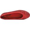 image:imageFEVERSOLE Womens Shiny Ballet Flat Glitter Red Size 75 M US Bound with No Show Socks Women Low Cut Silky Thin Socks 3 Colors 9 Pairs