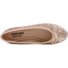 image:imageFEVERSOLE Womens Shiny Ballet Flat Glitter Rose Gold Size 85 M US Bound with No Show Socks Women Low Cut Silky Thin Socks 3 Colors 9 Pairs