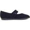 image:imageFEVERSOLE Womens Soft Classic Mary Jane Memory Foam Cushioned Comfort Round Toe Metal Buckle Flats Walking ShoesBlack Corduroy Mary Jane With Double Straps