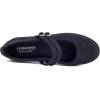 image:imageFEVERSOLE Womens Soft Classic Mary Jane Memory Foam Cushioned Comfort Round Toe Metal Buckle Flats Walking ShoesBlack Corduroy Mary Jane With Double Straps
