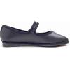 image:imageFEVERSOLE Womens Soft Classic Mary Jane Memory Foam Cushioned Comfort Round Toe Metal Buckle Flats Walking ShoesBlack Vegan Leather Mary Jane With Round Buckle