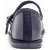 image:imageFEVERSOLE Womens Soft Classic Mary Jane Memory Foam Cushioned Comfort Round Toe Metal Buckle Flats Walking ShoesBlack Vegan Leather Mary Jane With Round Buckle