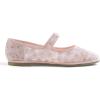 image:imageFEVERSOLE Womens Soft Classic Mary Jane Memory Foam Cushioned Comfort Round Toe Metal Buckle Flats Walking ShoesPink Lace Flower Mary Jane With Round Buckle