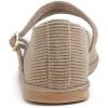 image:imageFEVERSOLE Womens Soft Classic Mary Jane Memory Foam Cushioned Comfort Round Toe Metal Buckle Flats Walking ShoesTaupe Corduroy Mary Jane With Double Straps