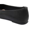 image:imageFEVERSOLE Womens Soft Cushion Comfort Round Toe Metal Trim Fashion Ballet Flats Walking ShoesBlack Grain Pu
