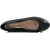 image:imageFEVERSOLE Womens Soft Cushion Comfort Round Toe Metal Trim Fashion Ballet Flats Walking ShoesBlack Grain Pu
