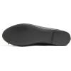 image:imageFEVERSOLE Womens Soft Cushion Comfort Round Toe Metal Trim Fashion Ballet Flats Walking ShoesBlack Plain Vegan Leather
