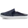 image:imageFEVERSOLE Womens Sport Mules Slip On Loafers Fashion Backless SneakersNight Blue Glitter