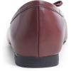 image:imageFEVERSOLE Womens Square Toe Fashion Bow Tie Dress Slip On Ballet FlatsBurgundy Plain Toe Cap