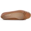 image:imageFEVERSOLE Womens Square Toe Fashion Bow Tie Dress Slip On Ballet FlatsCamel Plain Toe Cap