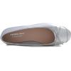 image:imageFEVERSOLE Womens Square Toe Fashion Bow Tie Dress Slip On Ballet FlatsSilver Plain Toe Cap