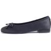 image:imageFEVERSOLE Womens Square Toe Low Heel Flats Silky Soft Elegant Shiny Dress Pump ShoesBlack Satin
