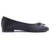 image:imageFEVERSOLE Womens Square Toe Low Heel Flats Silky Soft Elegant Shiny Dress Pump ShoesBlack Satin