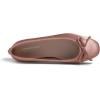 image:imageFEVERSOLE Womens Square Toe Low Heel Flats Silky Soft Elegant Shiny Dress Pump ShoesEarthy Pink Satin