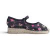 image:imageFeversole Crochet Mesh Hand Stitching Espadrilles Womens Comfort Breathable Ankle Strap Low Heel WedgeBlack Embroidery Jute Mary Jane