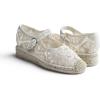 image:imageFeversole Crochet Mesh Hand Stitching Espadrilles Womens Comfort Breathable Ankle Strap Low Heel WedgeIvory Crochet Jute Mary Jane