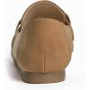 image:imageFeversole Womens Fashion Trim Deco Loafer SlippersBar Trim Camel Nubuck Vegan Leather