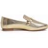 image:imageFeversole Womens Fashion Trim Deco Loafer SlippersBar Trim Gold Grain Vegan Leather
