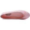image:imageFeversole Womens Shiny Ballet Flat Glitter Baby Pink Size 9 M US Bound with No Show Socks Women Low Cut Silky Thin Socks 3 Colors 9 Pairs