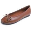 Light Brown Patent Toe Cap