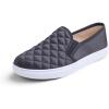 Black Quilted Satin Silky