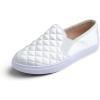 White Quilted Satin Silky