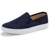 image:imageFEVERSOLE Womens Fashion Shiny Soft Slip On Sneaker Sparkle Casual Comfort LoafersNavy Blue Lurex