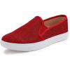 image:imageFEVERSOLE Womens Fashion Shiny Soft Slip On Sneaker Sparkle Casual Comfort LoafersRed Lurex