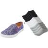 image:imageFEVERSOLE Womens Fashion SlipOn Sneaker Loafers Lavender Size 75 M US Boundle with No Show Socks Women Ankle Low Cut Thin No Slip Invisible Liner Socks 3 Colors 6 Pairs