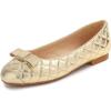 Gold Quilted Toe Cap