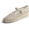 Dark Beige Crochet Jute Mary Jane
