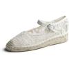 Ivory Crochet Jute Mary Jane