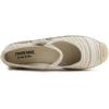 image:imageFEVERSOLE Close Toe Espadrilles Womens Comfort Breathable Ankle Strap Low Heel WedgeNatural Stripe Jute Mary Jane