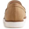image:imageFEVERSOLE Womens Comfort Penny Loafer Geniune Leather Insole Flexible Walking Driving ShoesCamel Vegan Nubuck Leather