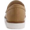 image:imageFEVERSOLE Womens Comfort Penny Loafer Geniune Leather Insole Flexible Walking Driving ShoesCamel Vegan Nubuck Leather Golden Buckle