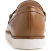 image:imageFEVERSOLE Womens Comfort Penny Loafer Geniune Leather Insole Flexible Walking Driving ShoesCamel Vegan Plain Leather
