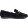 image:imageFEVERSOLE Womens Fashion Comfortable Penny Loafer Buckle Dressy ShoesBlack Velvet Quilted