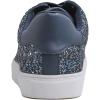 image:imageFEVERSOLE Womens Fashion Lace Up Dress Sneakers Sparkly Party Shiny ShoesNight Blue Glitter Laceup 1405
