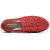 image:imageFEVERSOLE Womens Fashion SlipOn Sneaker Loafers Red Size 75 M US Boundle with No Show Socks Women Ankle Low Cut Thin No Slip Invisible Liner Socks 3 Colors 6 Pairs