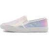 image:imageFEVERSOLE Womens Fashion Sparkle Sequin Embellished Sneaker Party Holiday Casual ShoesAb White Sequin