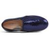 image:imageFEVERSOLE Womens Fashion Sparkle Sequin Embellished Sneaker Party Holiday Casual ShoesRoyal Blue Sequin Slip on