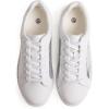 image:imageFEVERSOLE Womens Fashion Sparkle Sequin Embellished Sneaker Party Holiday Casual ShoesSilver Sequin Lace Up