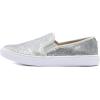 image:imageFEVERSOLE Womens Fashion Sparkle Sequin Embellished Sneaker Party Holiday Casual ShoesSilver Sequin Slip on
