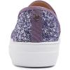 image:imageFEVERSOLE Womens Fashion SlipOn Sneaker Loafers Lavender Size 8 M US Bound with No Show Socks Women Ankle Low Cut Thin Socks 3 Colors 6 Pairs