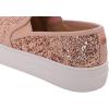 image:imageFEVERSOLE Womens Fashion SlipOn Sneaker Loafers Rose Gold 7 M US Bound with No Show Socks Women Ankle Low Cut Thin Socks 3 Colors 6 Pairs