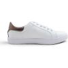 image:imageFEVERSOLE Womens Featured PU Leather Colorful Lace Up SneakerWhite Glitter Brown Star