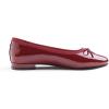image:imageFEVERSOLE Womens Round Toe Low Heel Bow Tie Dress Pump ShoesBurgundy Patent Vegan Leather