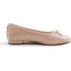 image:imageFEVERSOLE Womens Round Toe Low Heel Bow Tie Dress Pump ShoesPowder Nude Patent Vegan Leather